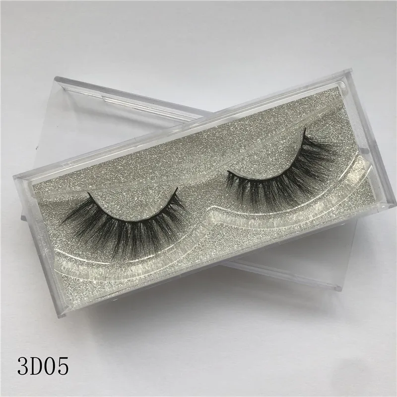 1 коробка норковые накладные ресницы пара ресниц natrual makeup 3d maquiagem|Накладные