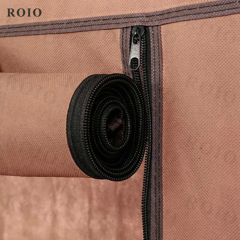 

37 inch Double Row Shoe Rack Boots Shoes Storage Cabinet Nonwoven Fabric Dustproof Space-saving Shoe Organizer Stand Holder