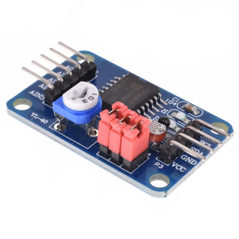 Модуль преобразователя PCF8591 AD/DA аналоговый в цифровой + кабель|ad/da converter|analog to digital