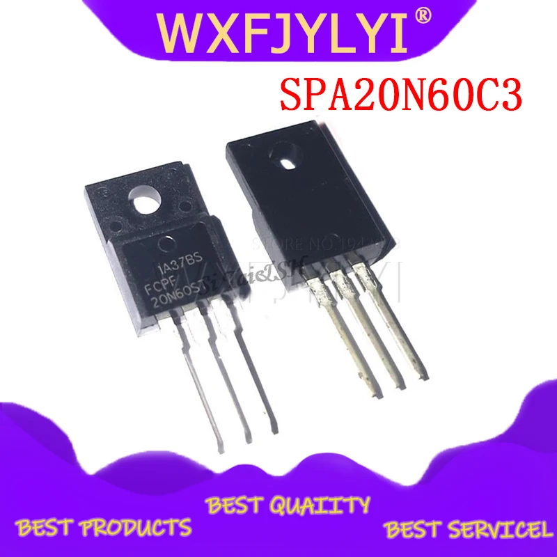 5 шт. SPA20N60C3 TO 220F 20N60C3 TO220F SPA20N60 220 N channel MOS транзистор 20A 600 в новый оригинальный|integrated