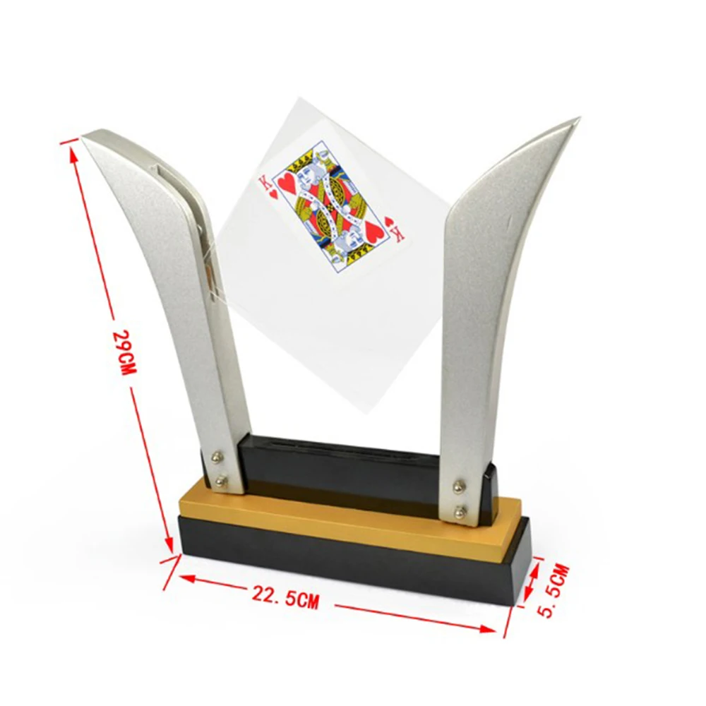 Card into Glass Professional Stage Magic Tricks Magician Magia | Игрушки и хобби