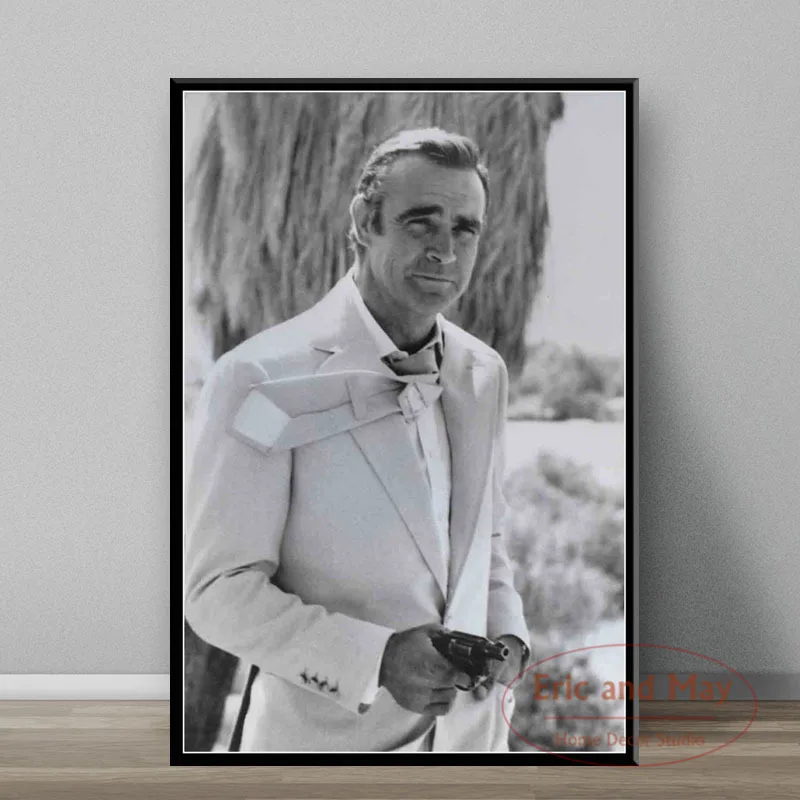 Плакаты и принты Sean Connery 007 Классические фотообои для гостиной винтажные