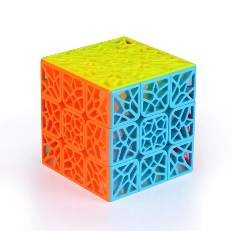 Креативный DNA 3x3x3 волшебный кубик головоломка игрушка форма спекаля полый дизайн