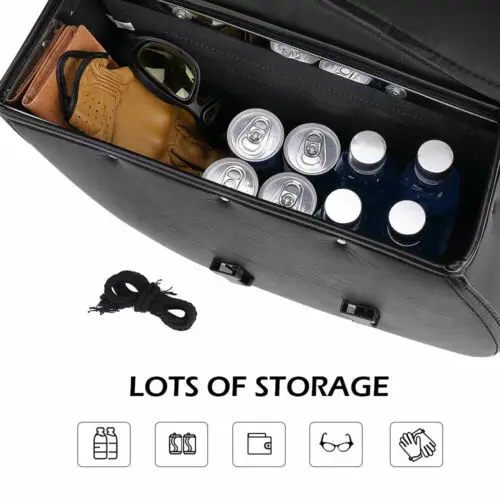 Коричневый инструмент хвост из искусственной кожи двигатель седло стороне мешка