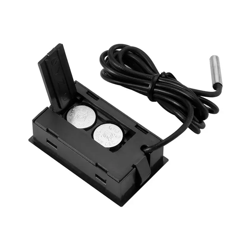 Цифровой Автомобильный термометр с ЖК-дисплеем измеритель температуры