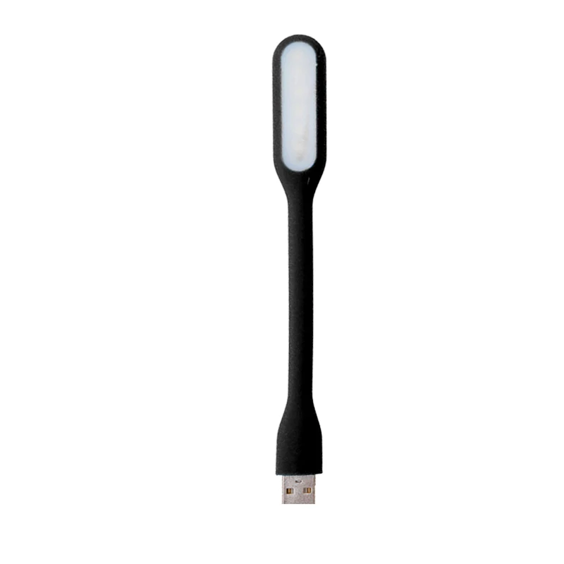 Black BRELONG мини-usb ночной Светильник СВЕТОДИОДНЫЙ гибкие светодиодные лампы для чтения настольная лампа для мобильного Мощность ноутбук адаптер переменного тока 1,2 W 5V - Emitting Color: Black