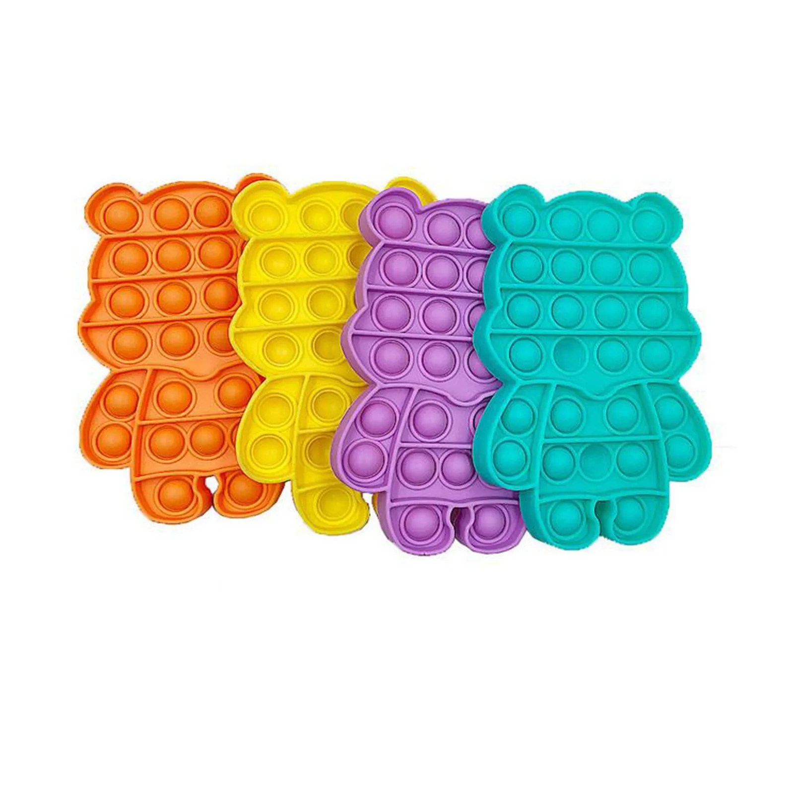 

Fidget Toys Hot Silicone Fidget Toys Relief Stress Toy Push Bubble Sensory Toys Early Education Antistress Vent Interactive Toy