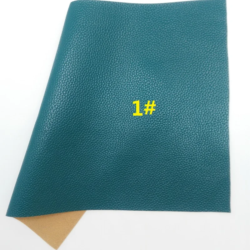 Зеленая блестящая ткань замшевая из искусственной кожи личи листы синтетической