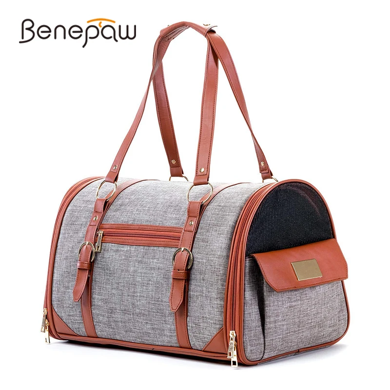

Сумка-переноска для собак Benepaw Premium, водонепроницаемая, карманная, дышащая, для маленьких собак