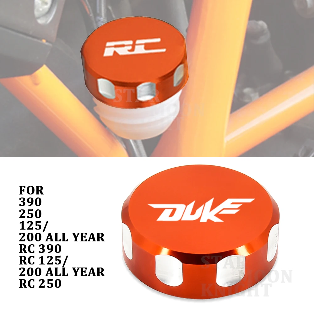 Высокого качества Задний резервуар тормозной жидкости крышка Кепки для RC 125 200 250