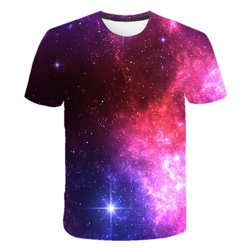 

Space Galaxy Planet Universe 3D printed T-shirt Boys ladies kids Sky Star 3D printed cool tops boys girls fashion streetwear