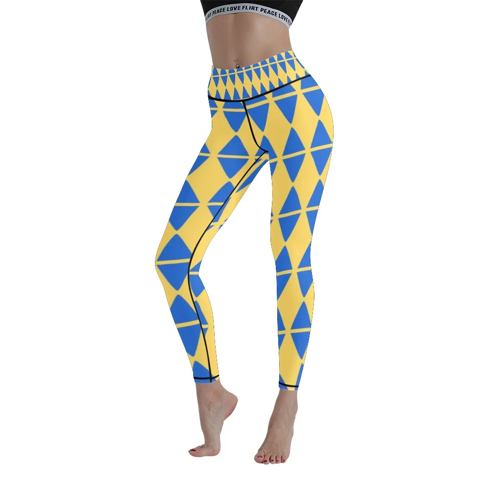 

Unique Fitness and Environmental Protection 3D Printing Sports Yoga Nine-point Pants Leggings Tight Pants Women MovementStretch