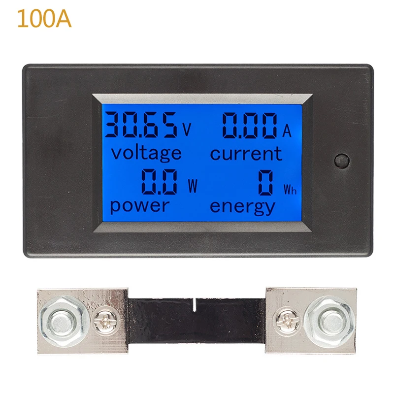 Цифровой Многофункциональный Вольтметр Амперметр постоянного тока 6 5-100 в а 4 1
