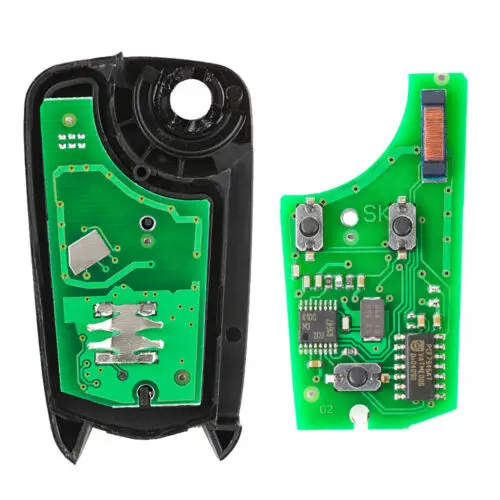 Раскладной дистанционный ключ KEYECU с 3 кнопками 433 МГц PCF7946 для Vauxhall Opel Vectra C Signum |