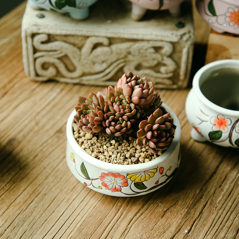 Керамические горшки Porcupine корейские расписанные вручную креативные ретро