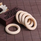 5 шт., детские деревянные кольца-прорезыватели, 55 мм