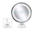 Зеркало для макияжа с 10-кратным увеличением и светодиодный подсветильник кой, 3 цвета