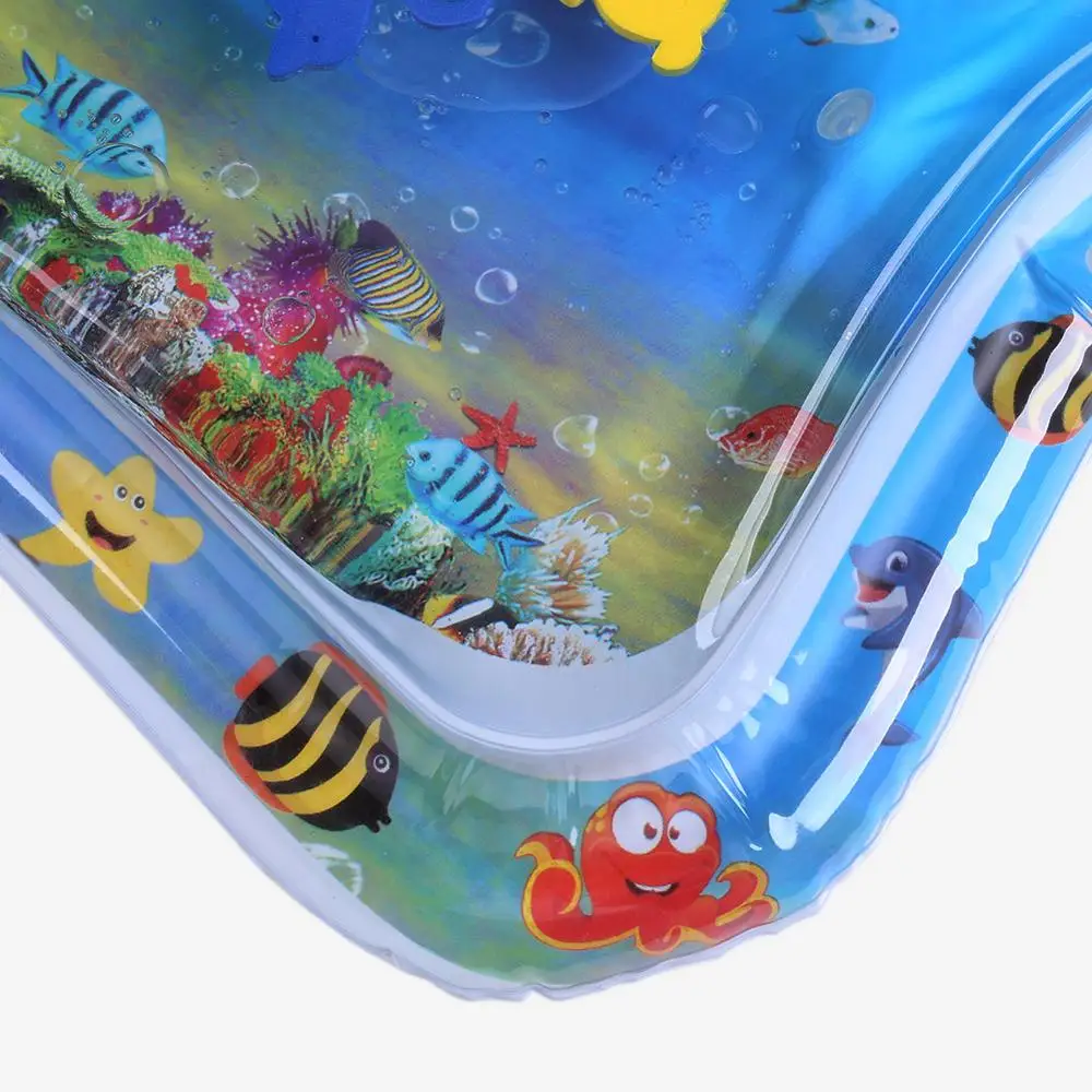 Tapete de juego de agua para beb&eacute;s y ni&ntilde;os, tapete inflable de PVC grueso, juguete de actividades educativas, centro de juegos para beb&eacute;s-3