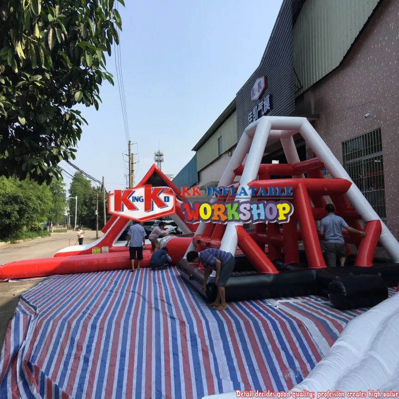 Коммерческий Класс Jeux Gonflables надувные плавающие водные горки Водные Игры парк для