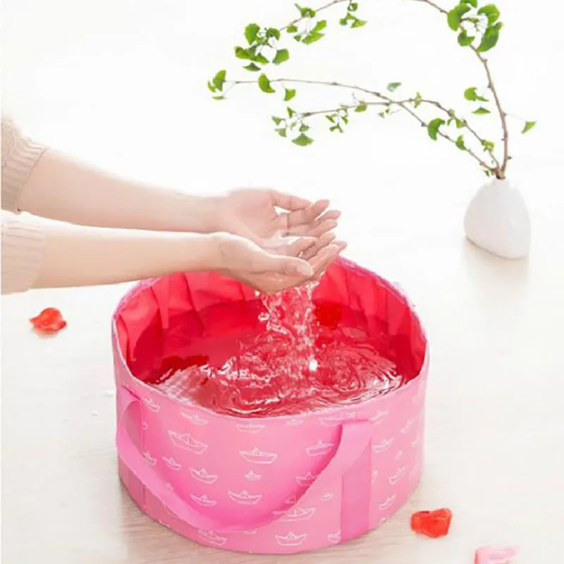 Портативный складной дорожный мешок для мойки стоп 10 л|Массажные столы| |