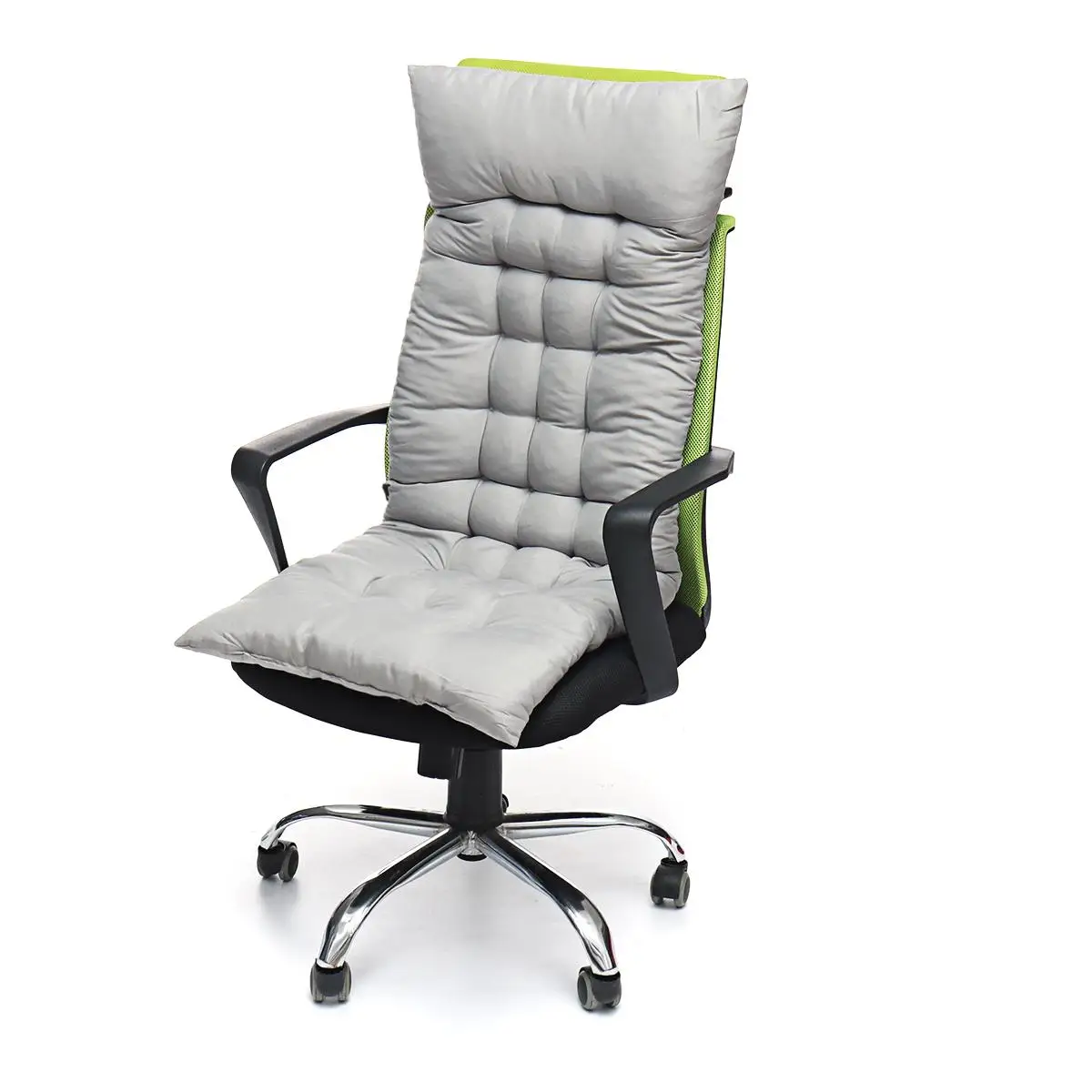 Однотонный длинный коврик с подушкой для кресла качалки из ротанга Складной