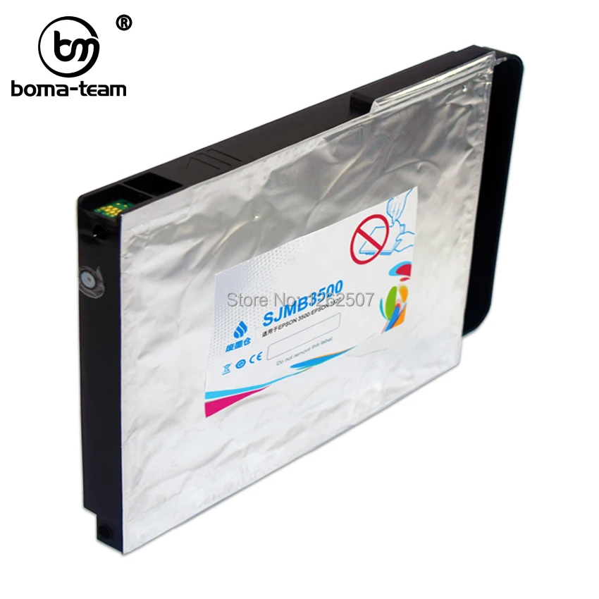 c3500 3520 sjmb3500 compatible maintenance cartridge for epson colorwork tm c3500 tm c3520 color lables printer waste ink box free global shipping