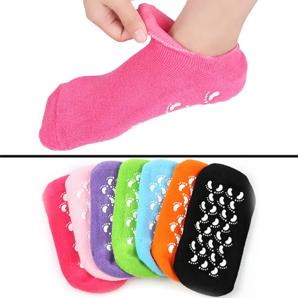 

Moisturizing Whitening Exfoliating Foot Mask Gloves Spa Gel Socks Hand Mask Feet Care Beauty Cotton Socks