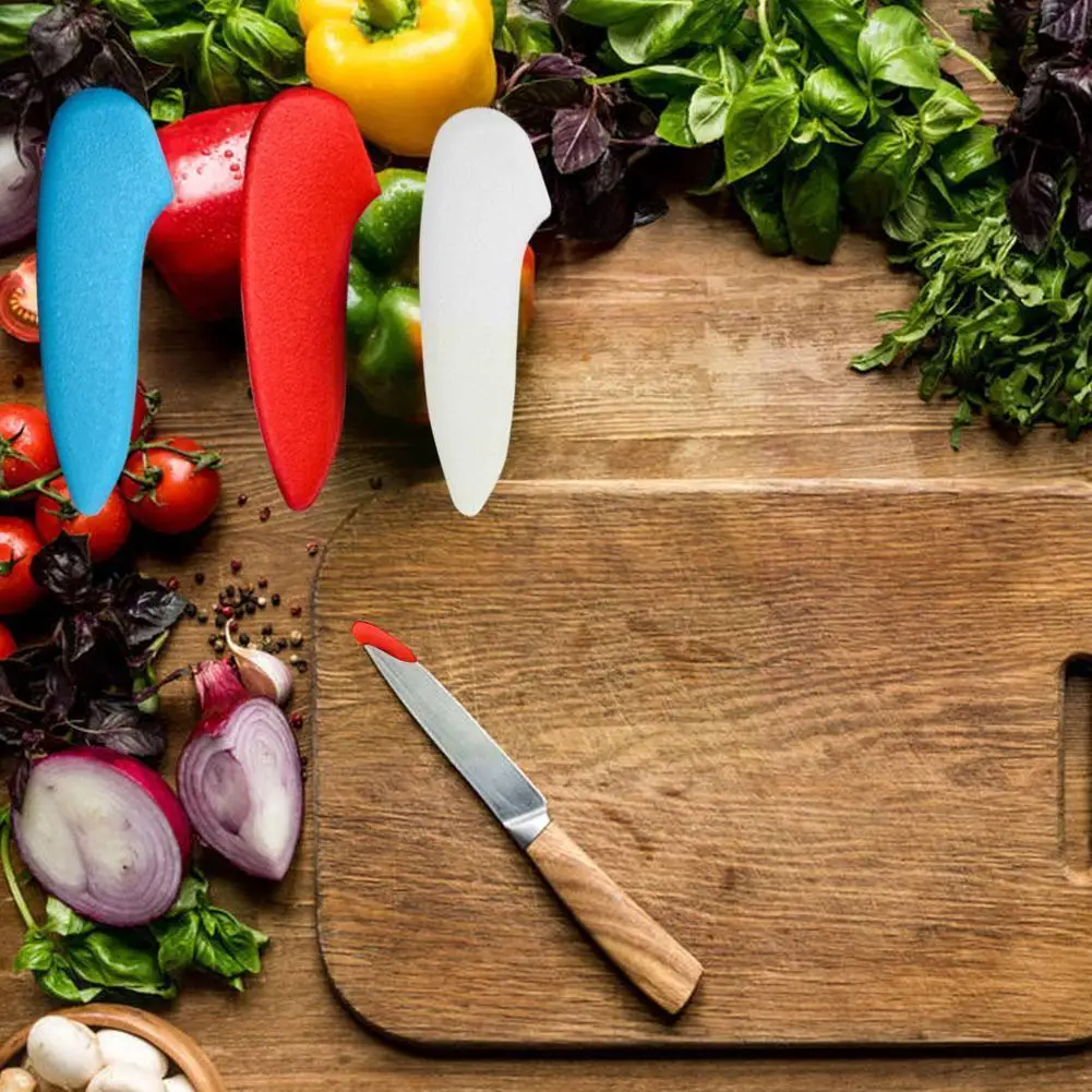 

100 шт., пластиковые наконечники для кухонных ножей O1t5