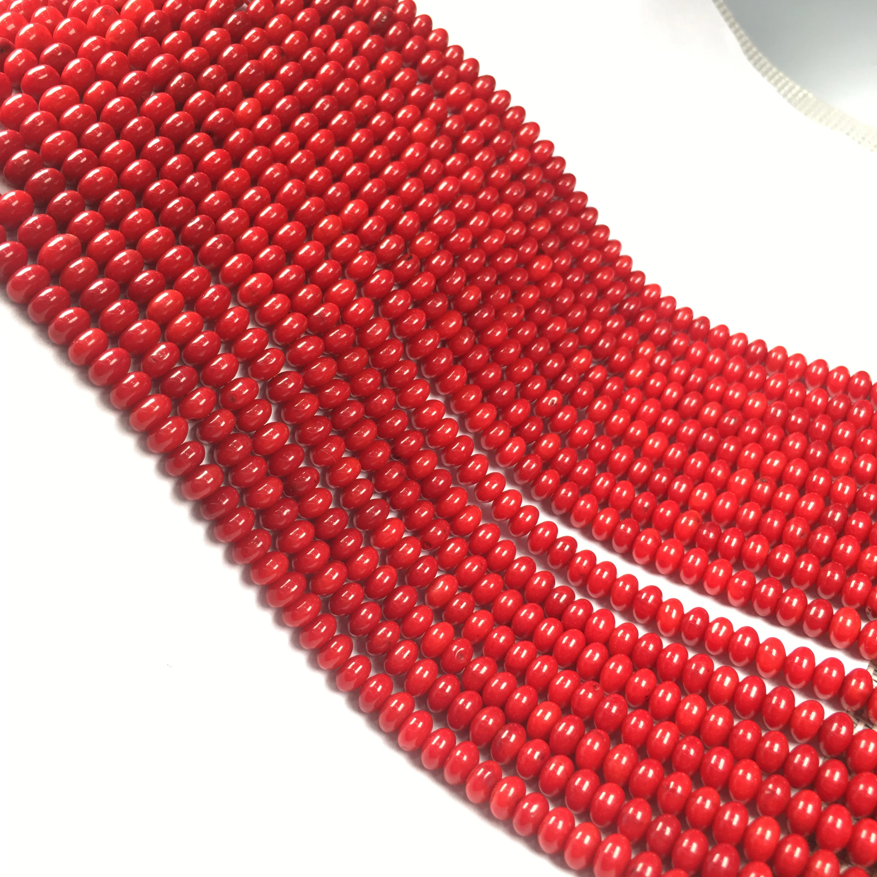 2020 New Lady DIY Bracelet Necklace Jewellery Bead Exquisite Gift Red Coral Abacus Size 4x6mm | Украшения и аксессуары