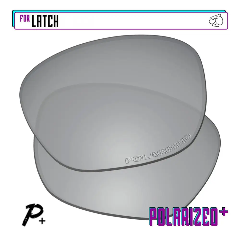 EZReplace Polarized Replacement Lenses for - Oakley Latch Sunglasses - Silver P Plus