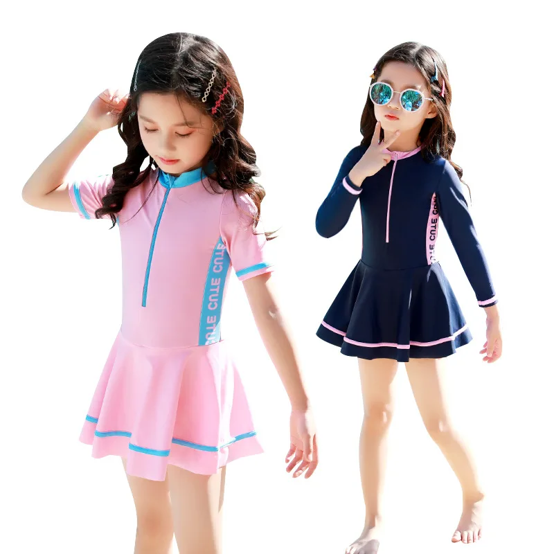 

Child Swimwear Girls Swimwear Boxers Two Piece Swimming Suit Skirt Children Bathing Suit Swimming Suit For Kid Baby New Swimsuit