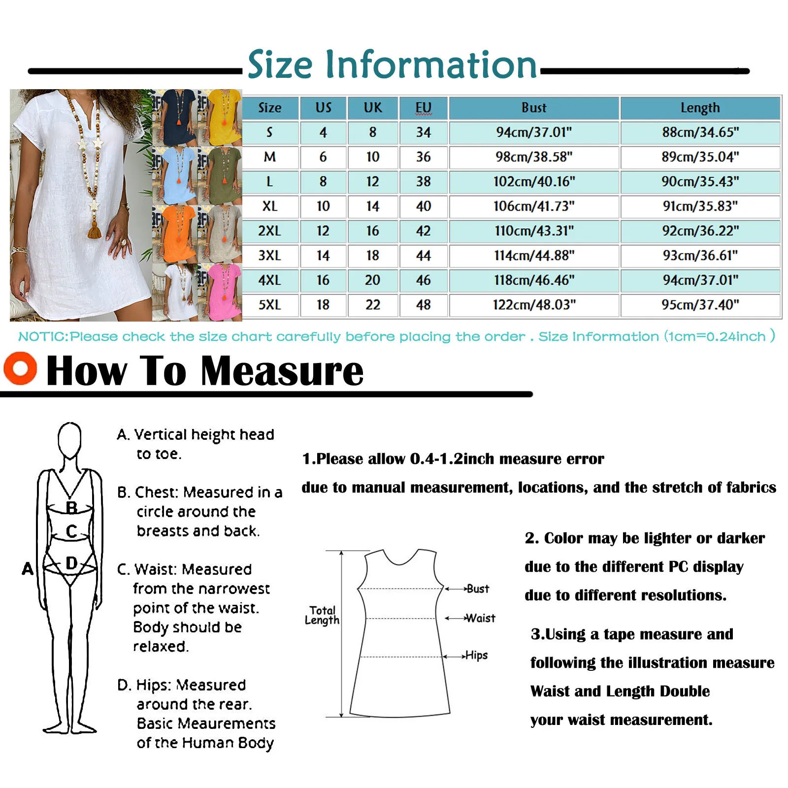 

2021 Women V Neck Short Sleeve Summer Dress Casual Cotton Linen Ladies Dress Beach Party Dress Robe Femme Vestidos
