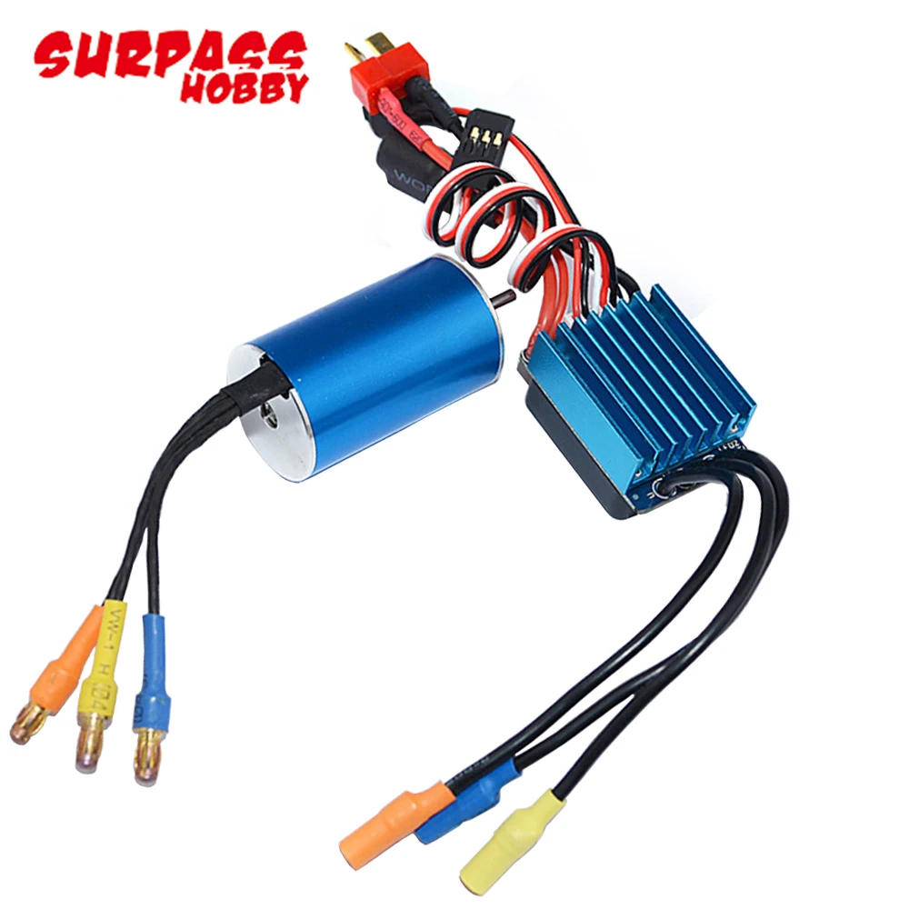 Бесщеточный бесщеточный двигатель RC 2440 6800KV/4600KV/4000KV с 35A бесщеточным ESC для 1/16