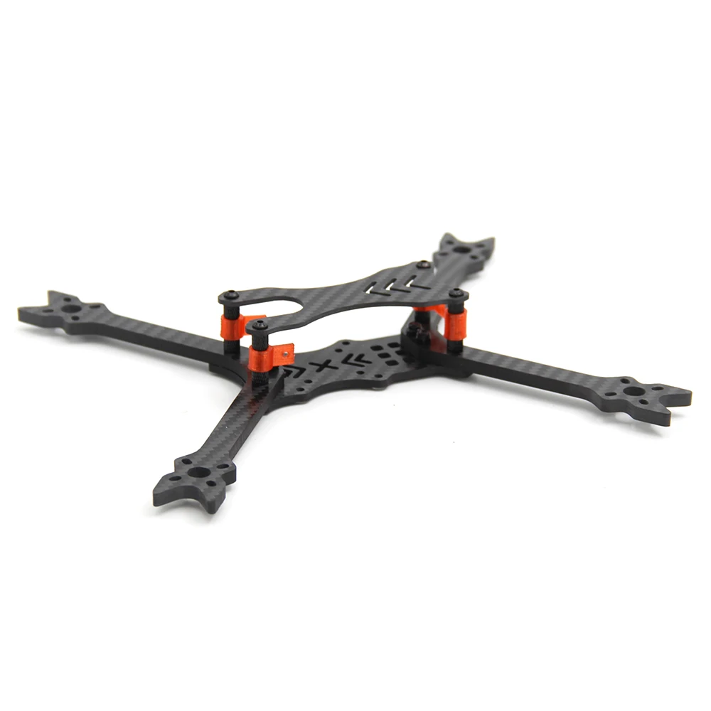 HANTU V2 5 дюймов 215 мм 215 чистый карбоновый каркас комплект с 5 мм arm TPU 3D печать для FPV RC cross racing drone quadcopter