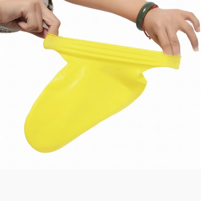 4 цвета унисекс дождевик для обуви Водонепроницаемый эластичный латекс Загрузки