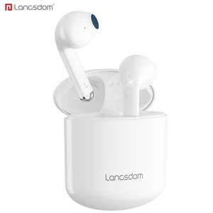 langsdom sport earphones with mic noise cancelling tws wireless headphone bluetooth compatible earbuds for phone xiaomi iphone free global shipping