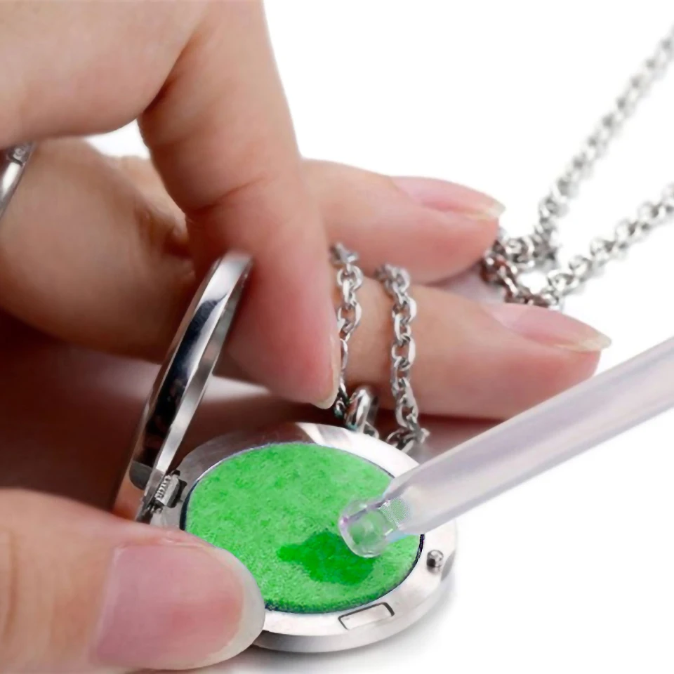 BOSHI аромамасляный медальон Ожерелье Магнитная Нержавеющая Сталь ароматерапия