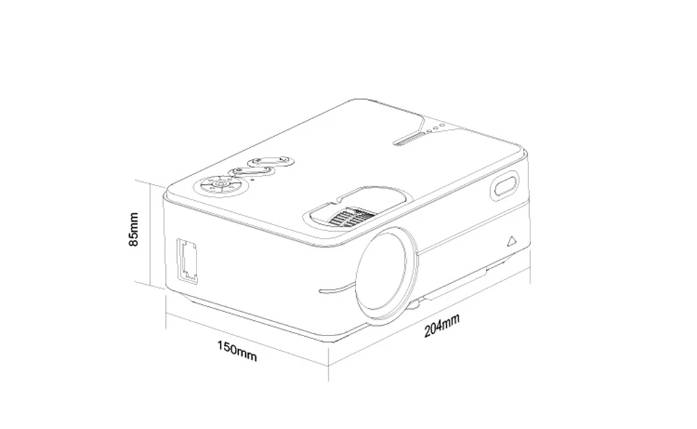 Rigal RD 813 Android проектор 1280x720P WiFi мульти экран домашний кинотеатр Proyector 3D кино HD