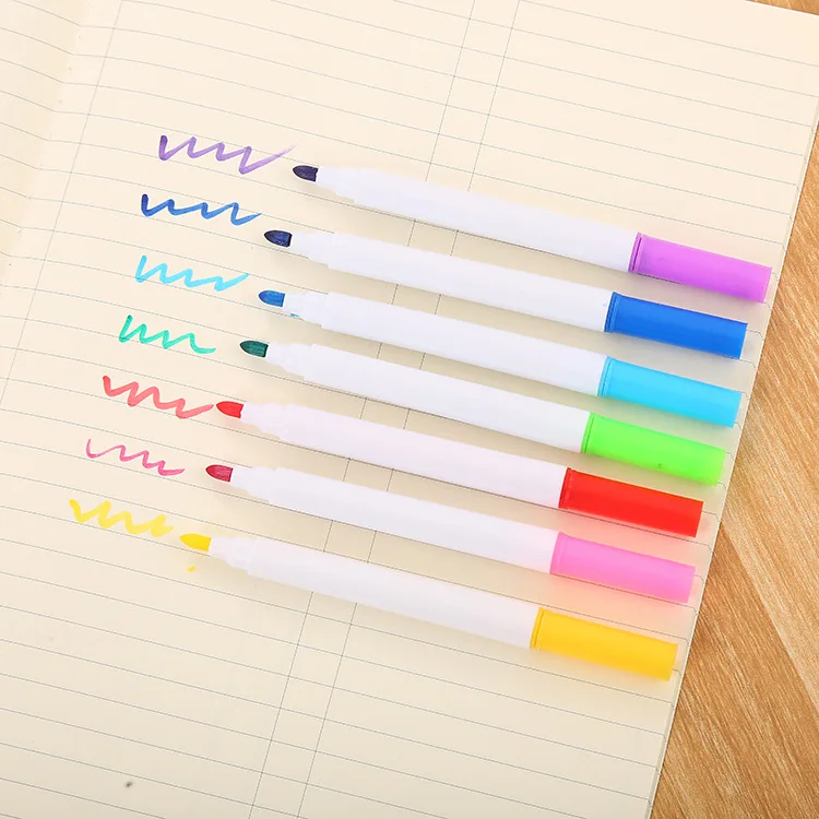 

8 шт/лот цветная школьная белая Классная доска ручка сухие маркеры для белой доски для детского рисования