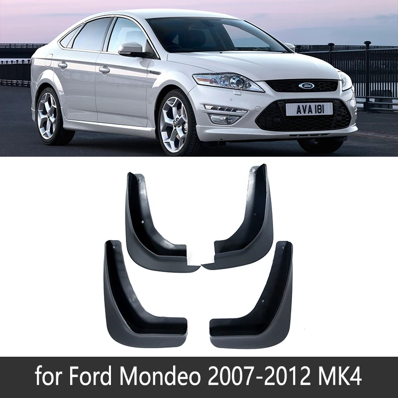 2007-2013 MK4 Для Ford Mondeo MK4 MK5 2007~ Fusion CD391 брызговики брызговик всплеск клапаном аксессуары для брызговиков 2009 2010 - Название цвета: 2007-2013 MK4