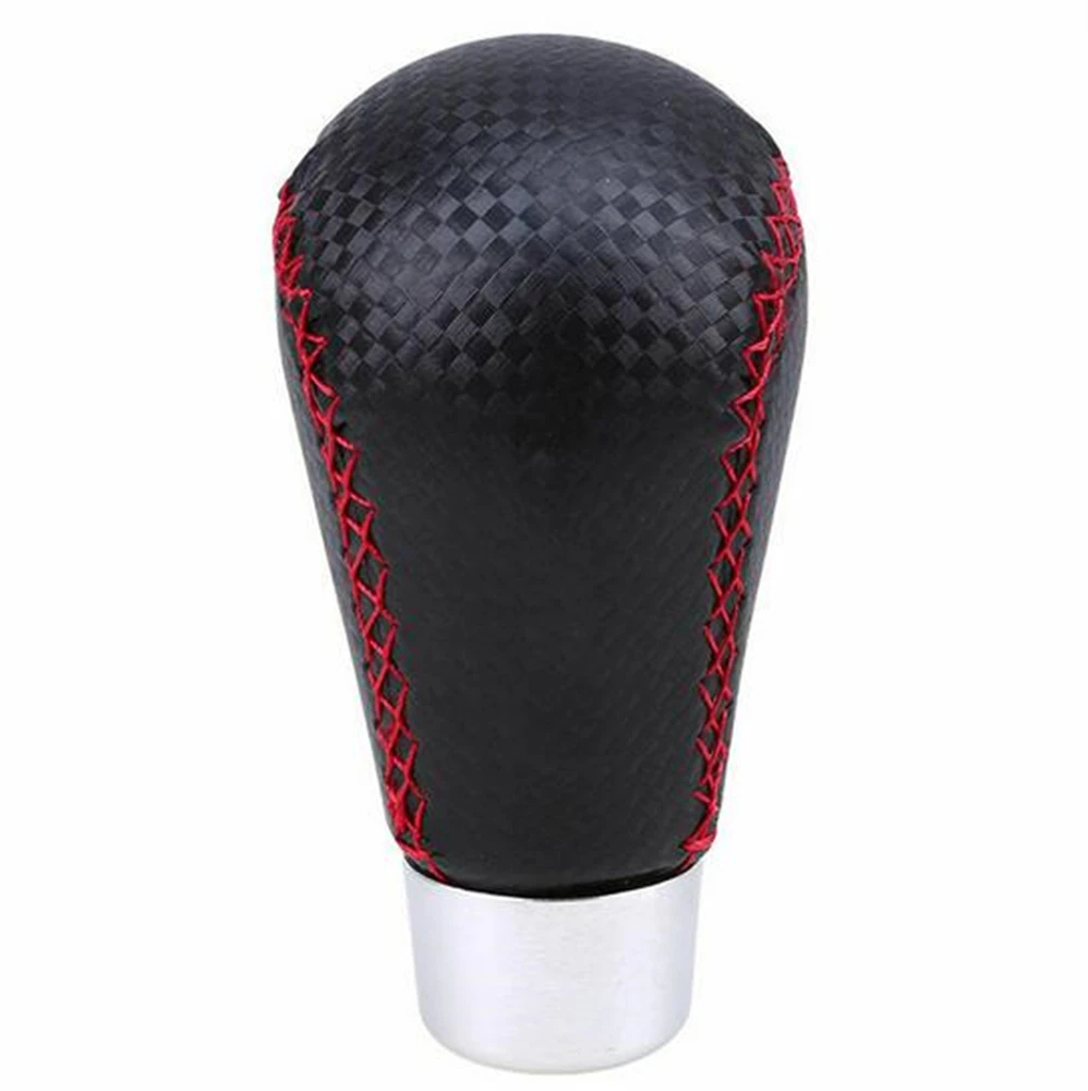 Автомобильный черный кожаный красный Ститч из углеродного волокна ручной