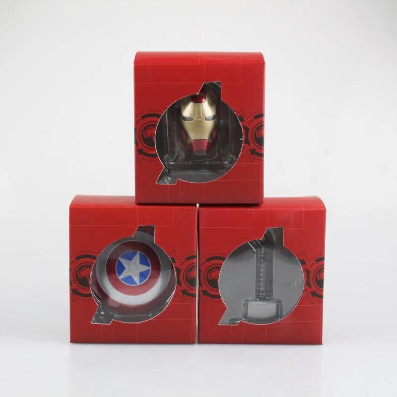 3 шт./компл. Marvel Мстители супер герой оружие Капитан Америка щит и Железный