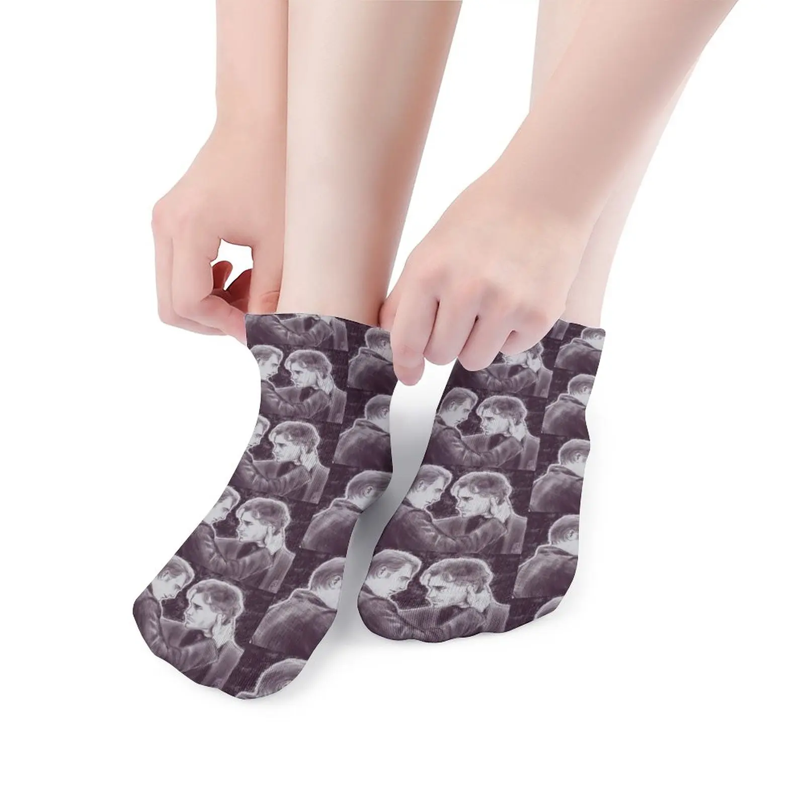 

Hannibal Socks Male Sports Socks Antiskid Pictures Large Chemical Fiber Funny Socks