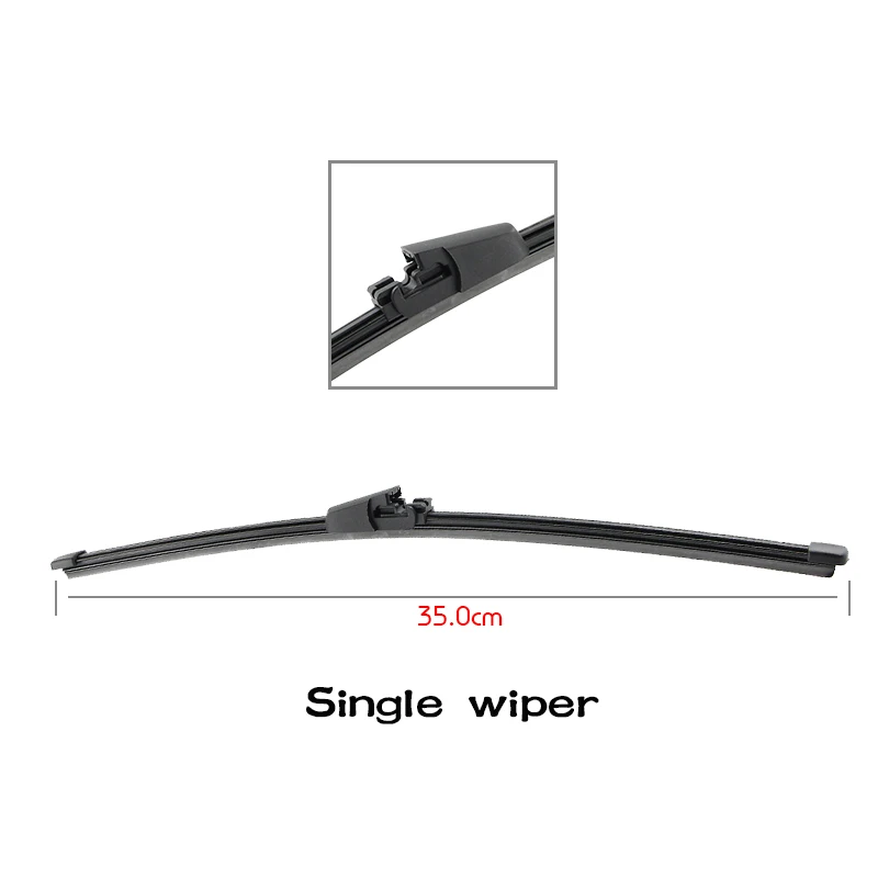BEMOST Auto Car Rear Windscreen Wiper Arm Blade Soft Natural Rubber For Volkswagen Tiguan 350MM Hatchback Year From 2007 To 2018 |