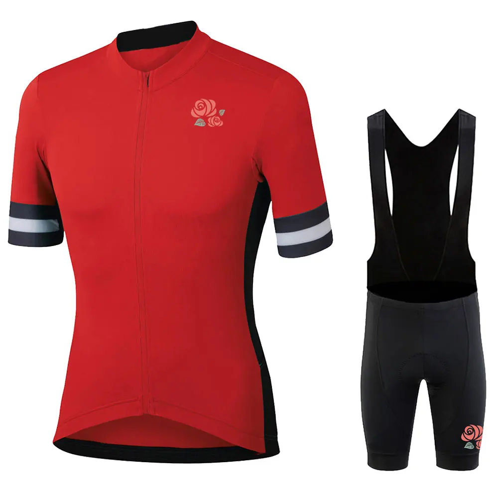 Женский комплект одежды для велоспорта morвелосипед красная Розовая Трикотажная