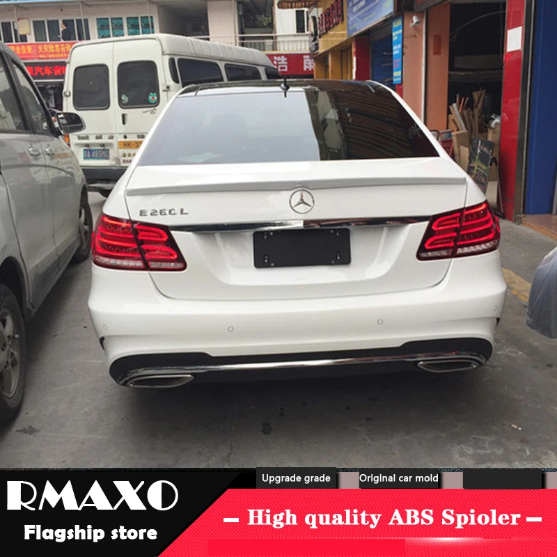 Спойлер для Benz E class W212 20108 2014 высококачественный спойлер из АБС пластика заднего