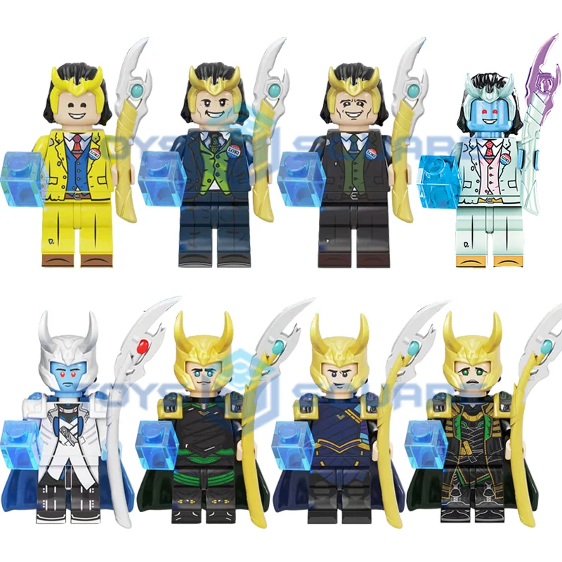 

The Super Variety Of Costumes Loki Clothes Model Building Blocks MOC Bricks Set Gifts Toys For Children
