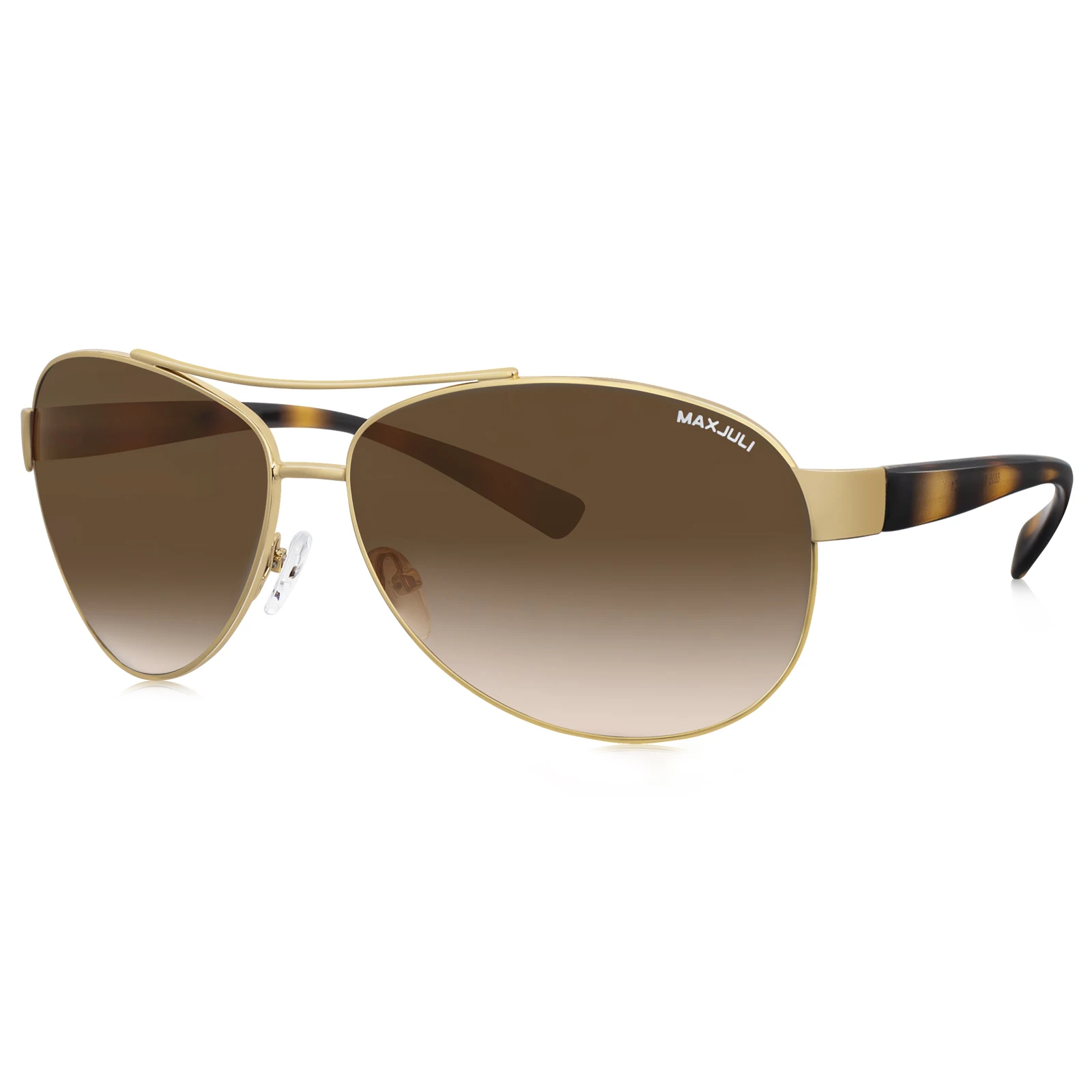 

MAXJULI Aviator Sunglasses for Men and Women,Wrap-Around UV 400 Protection Sun Glasses Gafas de sol 8805