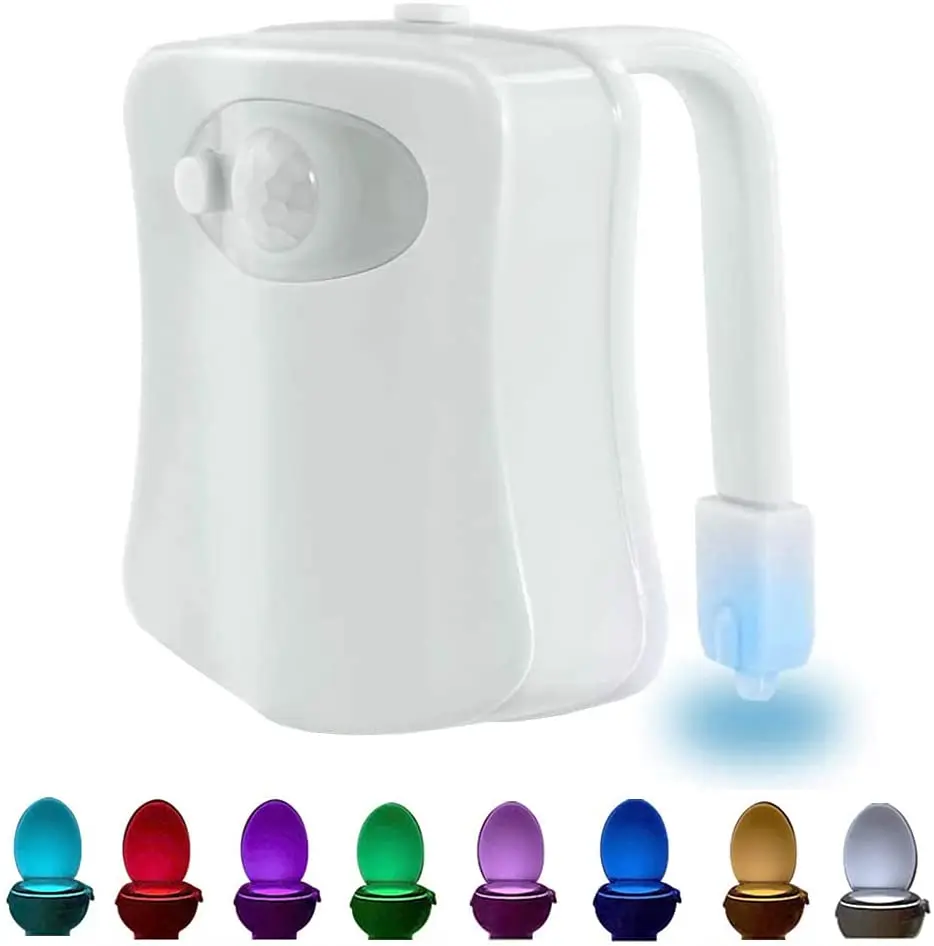

LED With Motion Sensor Toilet Night Light Smart Toilet Lamp For All Bathrooms Home Hotel Bar Nightlights Toilet Bowl