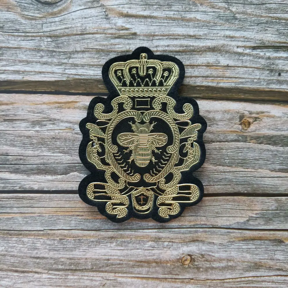 PVC iron-on silk screen printing hot stamping bee snake patches for clothing PA-3414 | Patches